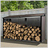 Firewood Rack 8 x 2 ft. Mocha