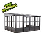 Sojag Charleston 10 x 13 ft. Wall Solarium