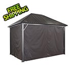 Sojag Genova 10 x 14 ft. Gazebo Curtains