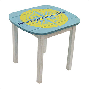 Nautical Compass Adirondack Side Table