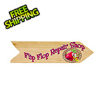 Margaritaville Flip Flop Repair Shop Directional Garden Sign