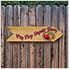 Flip Flop Repair Shop Directional Garden Sign