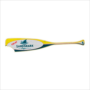 Landshark Yellow Paddle Sign