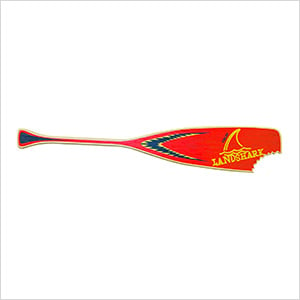 Landshark Red Paddle Sign