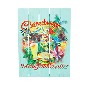 Cheeseburger in Paradise Wall Art