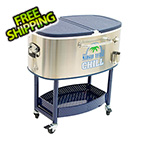 Margaritaville Chill Rolling Oval Stainless Steel Cooler