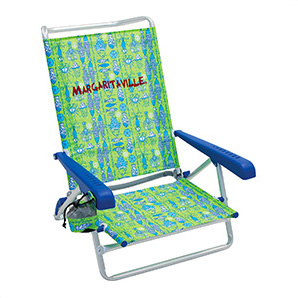 Green Fish 5-Position Beach Chair