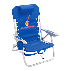 Pacific Blue 4-Position Backpack Beach Chair