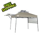 Quik Shade Taupe 10 x 17 ft. Straight Leg Canopy