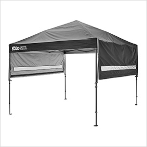 Black 10 x 17 ft. Straight Leg Canopy