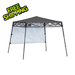 Quik Shade Charcoal 6 x 6 ft. Slant Leg Canopy