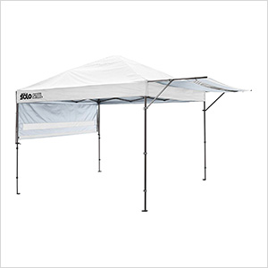 White 10 x 17 ft. Straight Leg Canopy