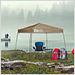 Khaki 9 x 9 ft. Slant Leg Canopy