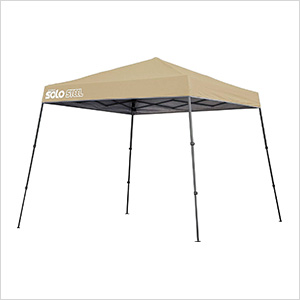 Khaki 10 x 10 ft. Slant Leg Canopy