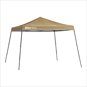 Khaki 11 x 11 ft. Slant Leg Canopy