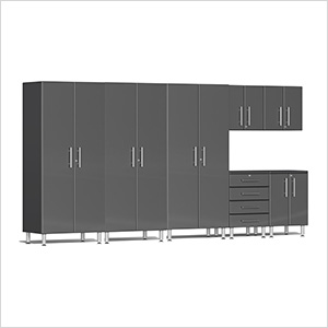 7-Piece Garage Cabinet Kit in Graphite Grey Metallic