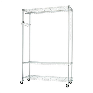 Chrome Mobile Garment Rack