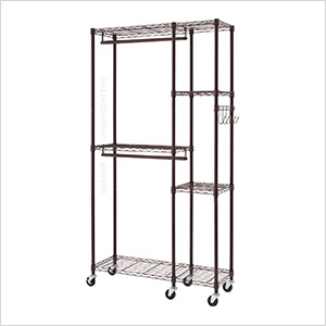 Bronze Mobile Closet System Organizer