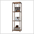 Bronze Anthracite Bamboo 4-Tier Shelving Tower