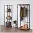 Bronze Anthracite Bamboo 4-Tier Shelving Tower