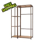 Trinity Bronze Anthracite Bamboo Modular Closet Organizer