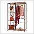 Bronze Anthracite Bamboo Modular Closet Organizer