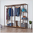 Bronze Anthracite Bamboo Modular Closet Organizer