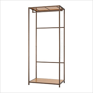 Bronze Anthracite Bamboo Garment Rack