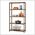 Bronze Anthracite Bamboo 5-Tier Shelving Rack