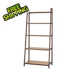 Trinity Bronze Anthracite Bamboo 5-Tier Leaning Rack