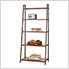 Bronze Anthracite Bamboo 5-Tier Leaning Rack