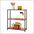 Bronze Anthracite Bamboo 3-Tier Shelving Rack