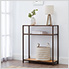 Bronze Anthracite Bamboo 3-Tier Shelving Rack