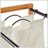 Bronze 3-Bag Laundry Cart