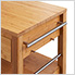 48 In. Bamboo Kitchen Island With Drawers