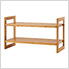 Bamboo 2-Tier Shoe Rack 2-Pack