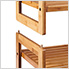 Bamboo 2-Tier Shoe Rack 2-Pack