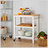 White Kitchen Cart