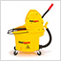 Mop Bucket with Down Pressure Wringer