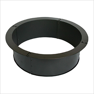 36 in. Round Fire Ring with Porcelain Coated Finish