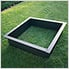 36 in. Square Fire Ring with Porcelain Coated Finish