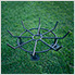 24 in. Round Fire Pit Log Grate