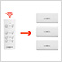 Indoor Wireless Remote Control 3 Grounded Receivers with 1 Transmitter
