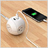 Power Globe with 5ft  Extension Cord, 3 Outlets Power Strip and 2 USB Ports