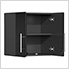 6-Piece Garage Cabinet Kit with Channeled Worktop in Midnight Black Metallic