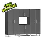 Ulti-MATE Garage Cabinets 4-Piece Garage Cabinet Kit in Graphite Grey Metallic