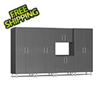 Ulti-MATE Garage Cabinets 5-Piece Garage Cabinet Kit in Graphite Grey Metallic