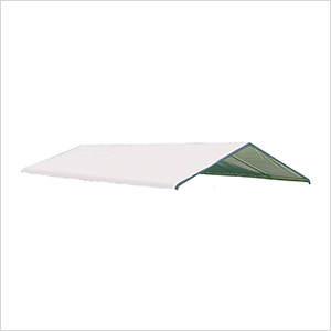 12×30 White Canopy Replacement Cover, Fits 2" Frame