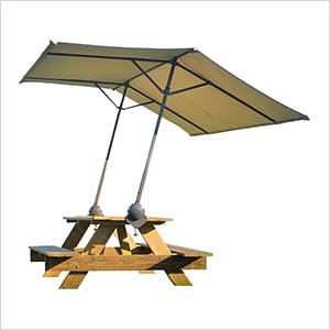ShadeLogic Quick Clamp Canopy with Tilt Mount, Expandable to 10'