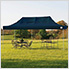 10x20 Straight Pop-up Canopy with Black Roller Bag (Black Cover)